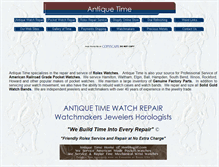 Tablet Screenshot of horologist.com